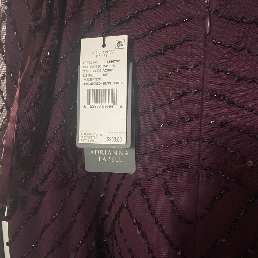 Women’s Adrianna Pappell long beaded gown